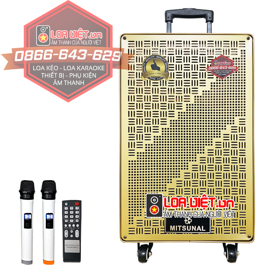 Loa kéo di động Mitsunal M52 - Bass 25 - 2023